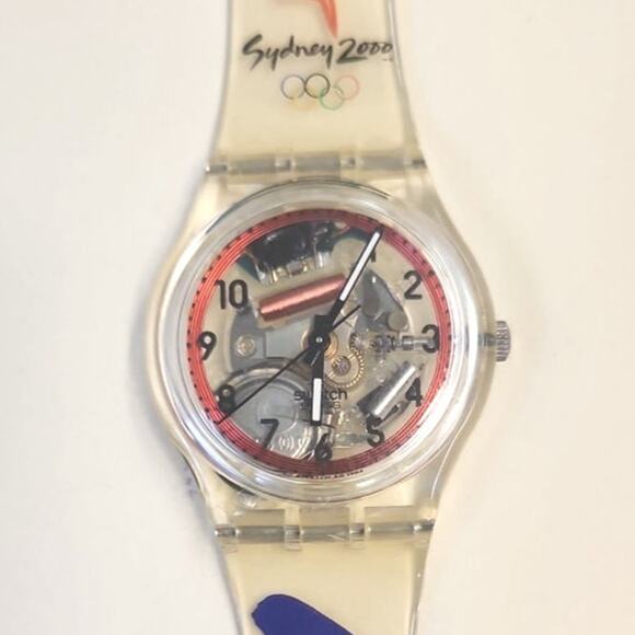 Swatch Watch GLORIOUS RUNNER GK295PACK1 1999 Olympic Specials New In Box - Picture 3 of 15